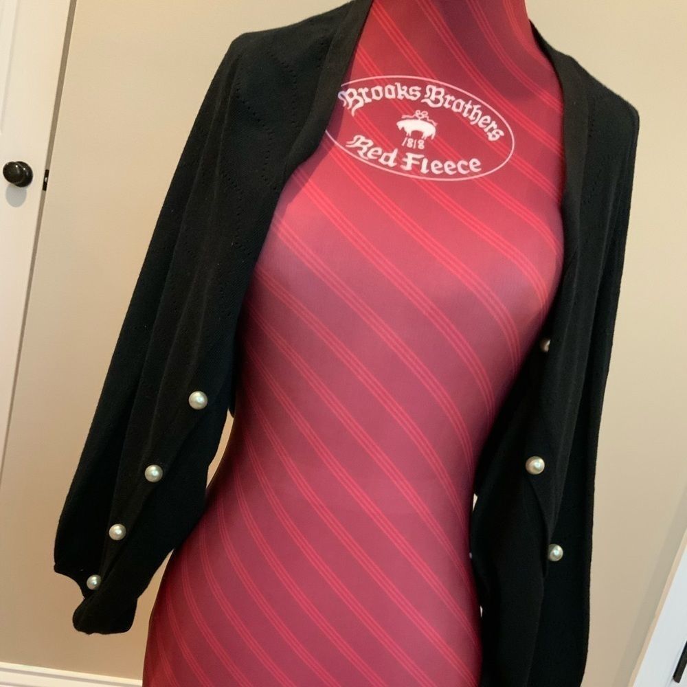 Voir black cardigan sweater with new tags